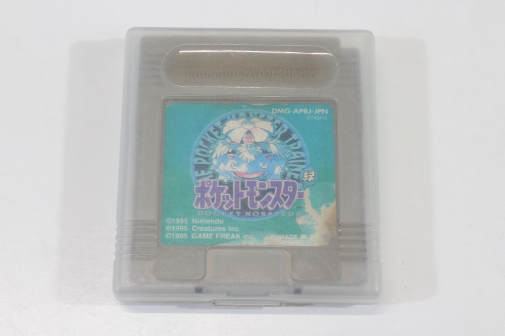 Pokemon Green New Save Battery & Case (C) Nintendo Gameboy GB
