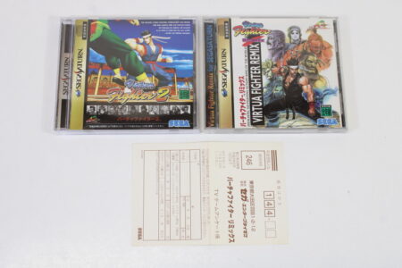 Lot of 2 Virtua Fighter Remix & 2 CIB (B) SEGA Saturn SS