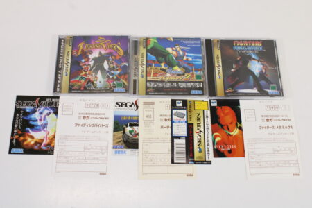 Lot of 3 Virtua Fighter 2 Fighters Megamix Fighting Vipers CIB (B) SEGA Saturn SS