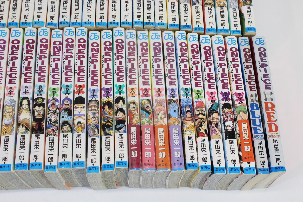 Lot of 71 One Piece Vol 1~69 & Red Blue Eiichiro Oda (B) Manga Japanese Comic