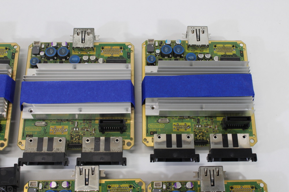 Lot of 5 Nintendo GameCube OEM Mainboard DOL-101 Motherboard (Modded to NTSC-U/C Region) & Heatsink & Screws & Fan Power Switch & Bottom Shielding Plate GC (B) Nintendo GameCube GC