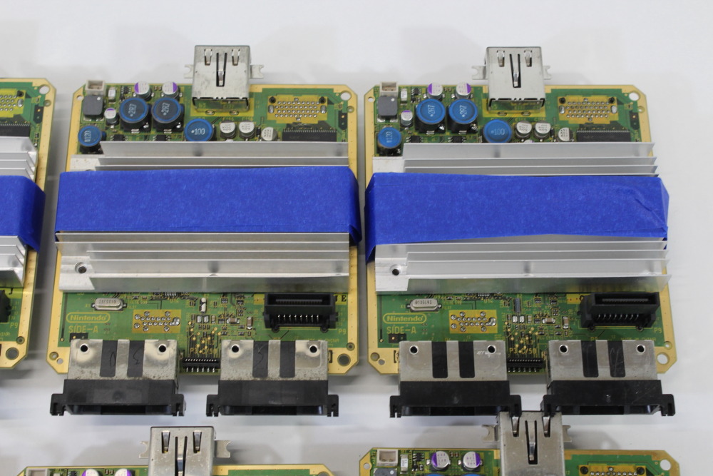 Lot of 5 Nintendo GameCube OEM Mainboard DOL-101 Motherboard (Modded to NTSC-U/C Region) & Heatsink & Screws & Fan Power Switch & Bottom Shielding Plate GC (B) Nintendo GameCube GC