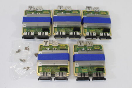 Lot of 5 Nintendo GameCube OEM Mainboard DOL-001 Motherboard NO SERIAL PORT 2 (Modded to NTSC-U/C Region) & Heatsink Screws GC (B) Nintendo GameCube GC