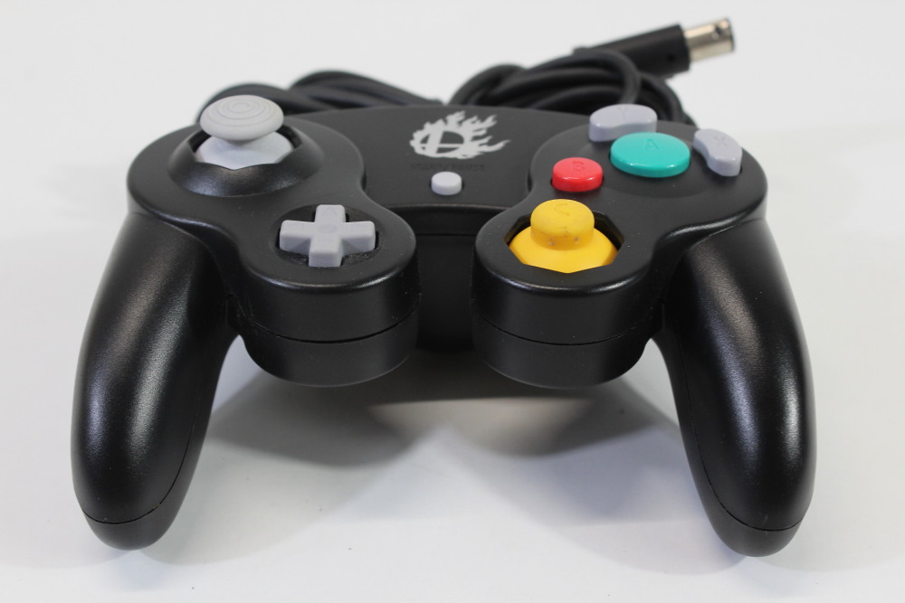 Official Nintendo Gamecube Controller Smash Bros Wii U Black OEM T3 GC (A) Nintendo Gamecube GC