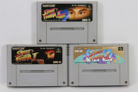 Lot of 3 Street Fighter II 2 Turbo Super (C) Nintendo Super Famicom SFC