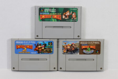 Lot of 3 Super Donkey Kong Country 1 2 3 (B) Nintendo Super Famicom SFC