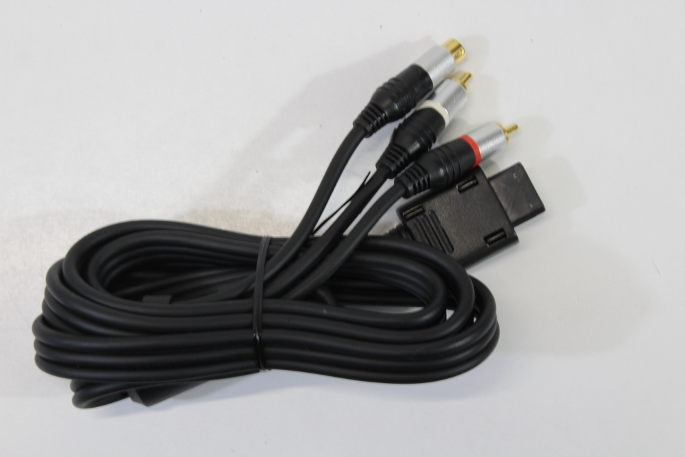 Official HORI S-Video Cable OEM Black Plug for Nintendo Super Famicom / Nintendo 64 / GameCube SFC (B)