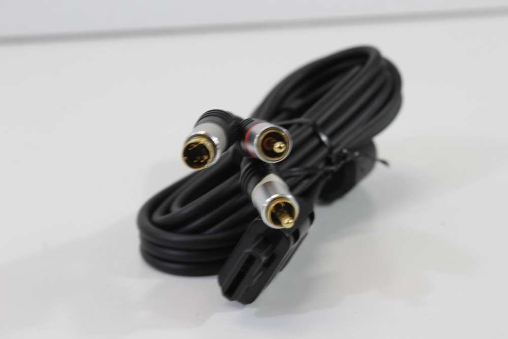 Official HORI S-Video Cable OEM Black Plug for Nintendo Super Famicom / Nintendo 64 / GameCube SFC (B)