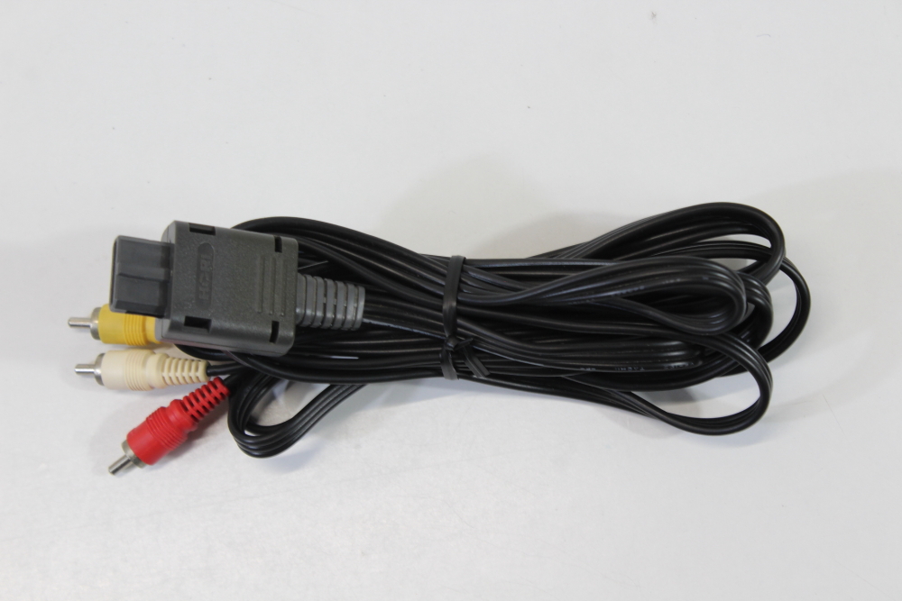 HORI RCA Grey Plug AV Cable OEM SFC GC SNES N64 SFC (B)