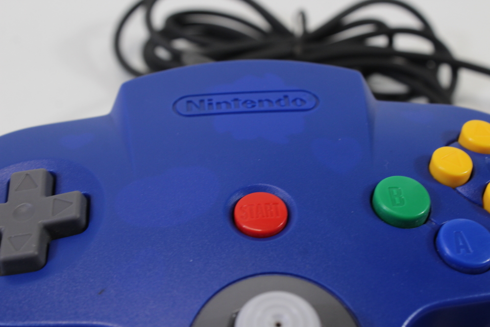 Official Nintendo 64 Controller Blue 7/10 Tight Stick (B) Nintendo 64 N64