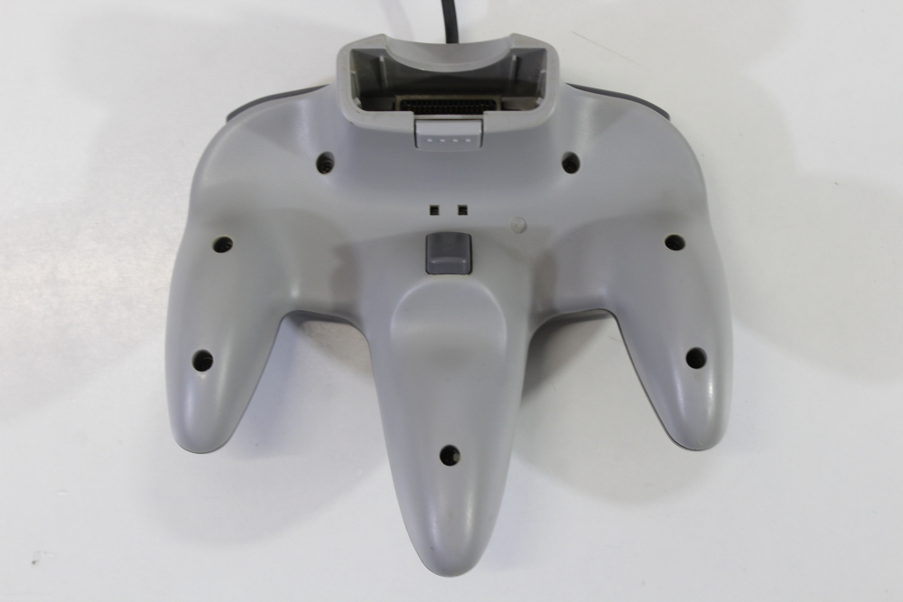 Official Nintendo 64 Controller Black x Gray 7/10 Tight Stick (B)