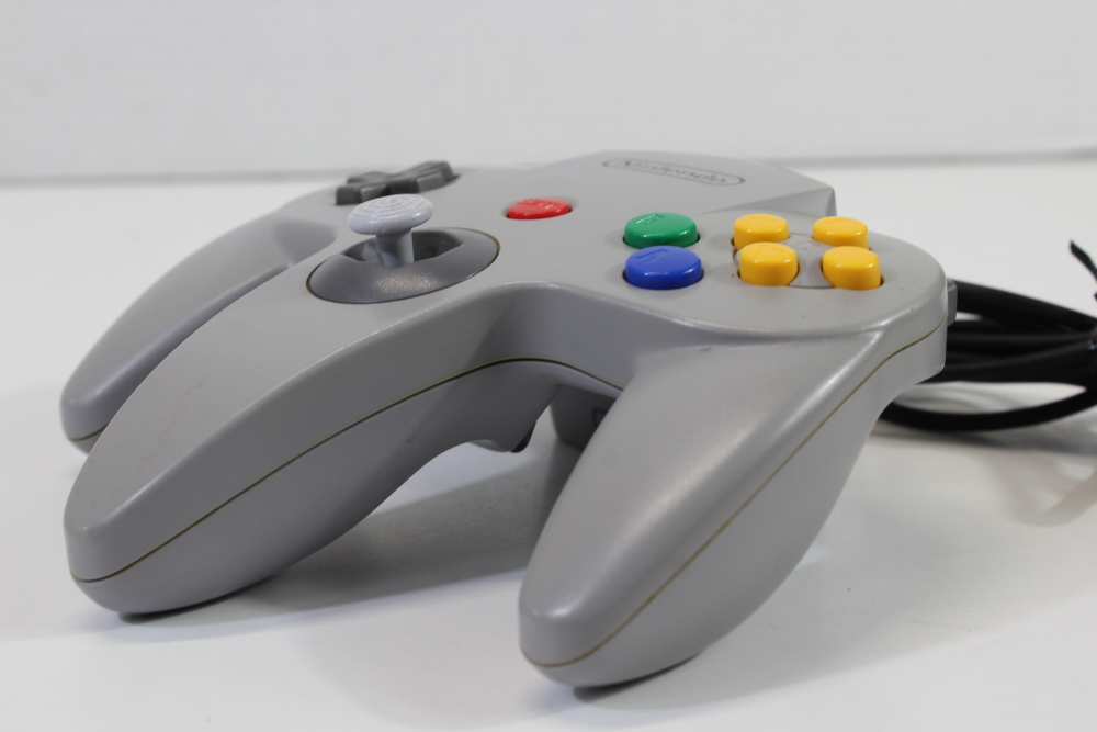 Official Nintendo 64 Controller Gray 7/10 Tight OEM Stick N64 (B)