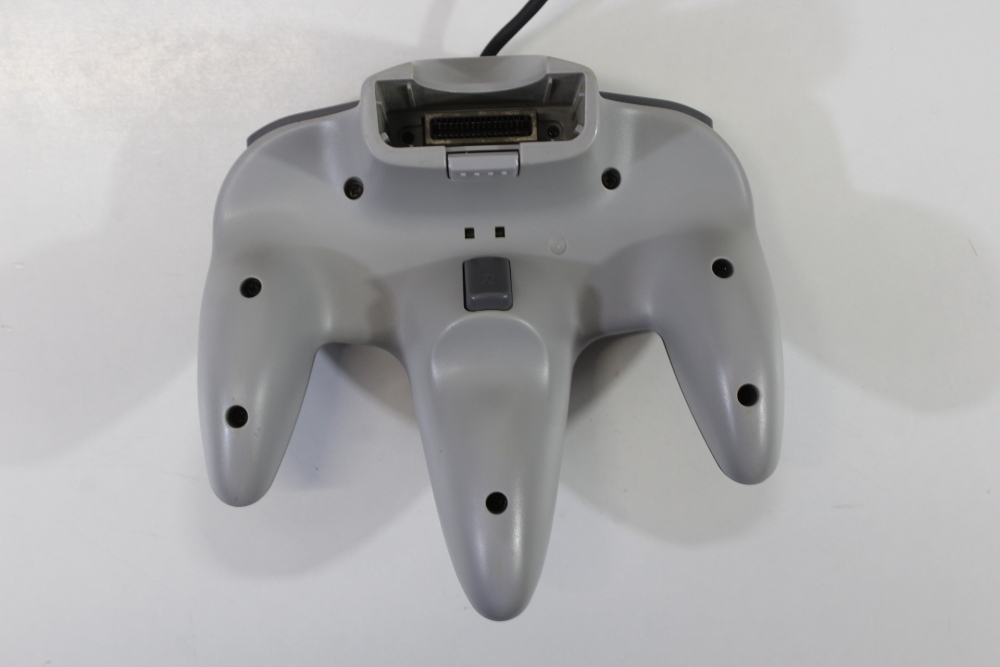 Official Nintendo 64 Controller Black x Gray 7/10 Tight Stick (B)