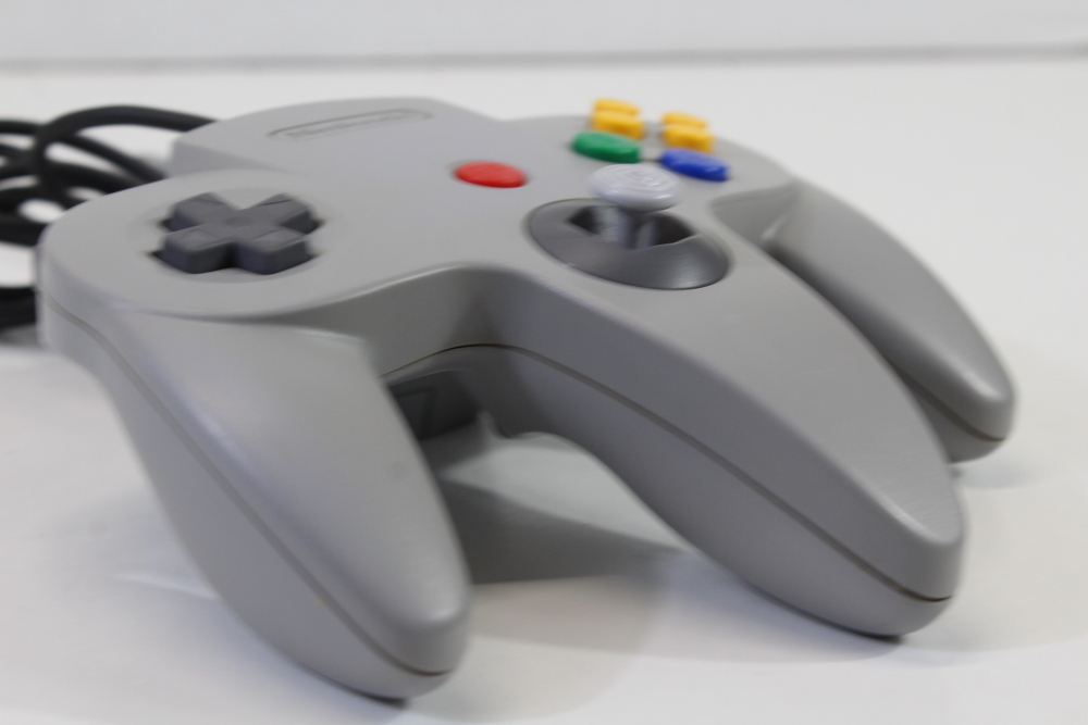 Official Nintendo 64 Controller Gray 7/10 Tight OEM Stick N64 (B)
