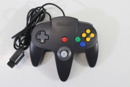 Official Nintendo 64 Controller Black 7/10 Tight Stick (B) Nintendo 64 N64