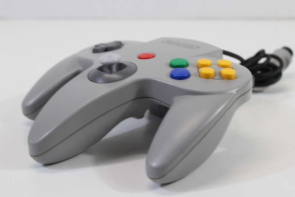 Official Nintendo 64 Controller Gray 7/10 Tight OEM Stick N64 (B)