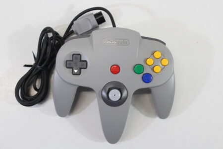 Official Nintendo 64 Controller Gray 8/10 Tight OEM Stick N64 (B) (Copy)