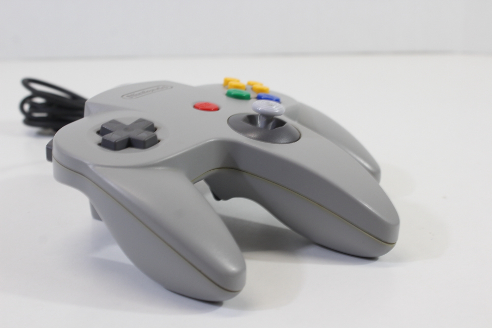 Official Nintendo 64 Controller Gray 8/10 Tight OEM Stick N64 (B) (Copy)