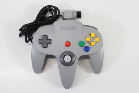 Official Nintendo 64 Controller Gray 8/10 Tight OEM Stick N64 (B)