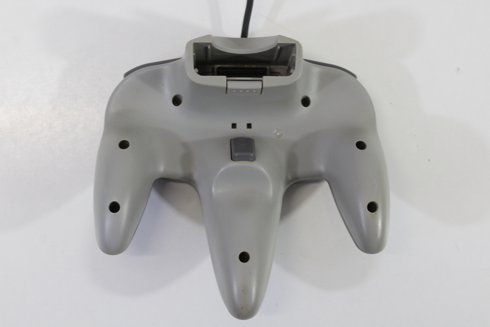 Official Nintendo 64 Controller Black x Gray 8/10 Tight Stick (B)