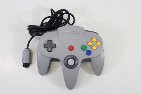 Official Nintendo 64 Controller Gray 9/10 Tight OEM Stick N64 (B)