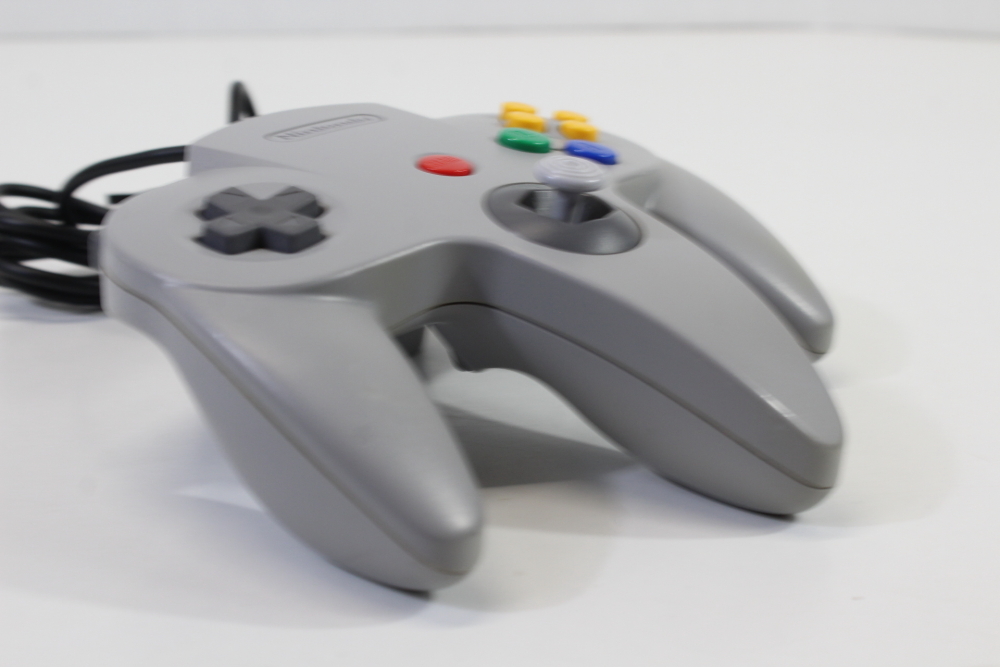 Official Nintendo 64 Controller Gray 9/10 Tight OEM Stick N64 (B)