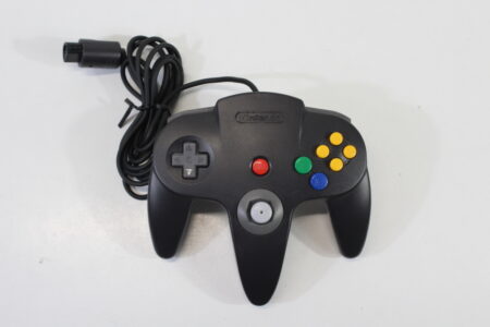 Official Nintendo 64 Controller Black x Gray 9/10 Tight Stick (B) Nintendo 64 N64