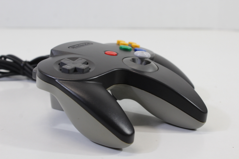 Official Nintendo 64 Controller Black x Gray 9/10 Tight Stick (B) Nintendo 64 N64