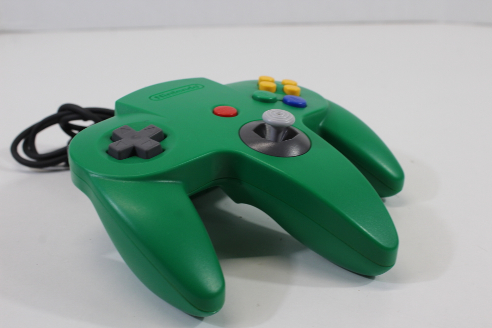 Official Nintendo 64 Controller Green 8/10 Tight Stick (B) Nintendo 64 N64