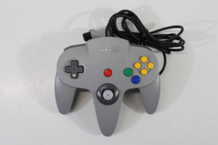 Official Nintendo 64 Controller Gray 9/10 Tight OEM Stick N64 (B)