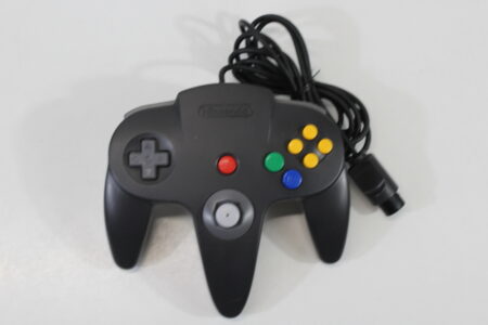Official Nintendo 64 Controller Black 7/10 Tight Stick (B) Nintendo 64 N64