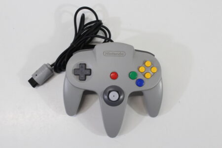 Official Nintendo 64 Controller Gray 9/10 Tight OEM Stick N64 (B)