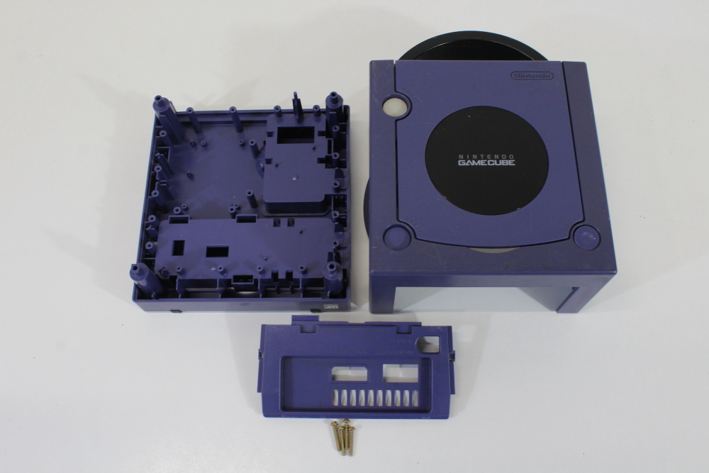 Nintendo GameCube OEM Replacement Shell Only Indigo Purple DOL-001 (For Parts or Repair) Nintendo GameCube GC