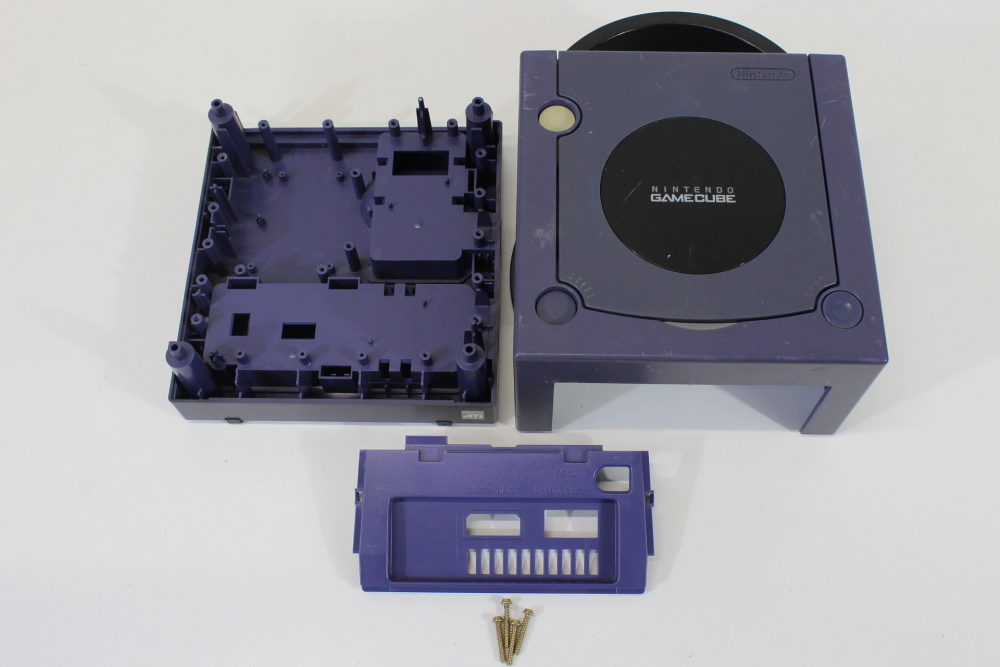 Nintendo GameCube OEM Replacement Shell Only Indigo Purple DOL-001 (For Parts or Repair) Nintendo GameCube GC