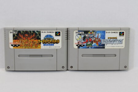 Lot of 2 The Great Battle 1 & II 2 Last Fighter Twin (B) Nintendo Super Famicom SFC