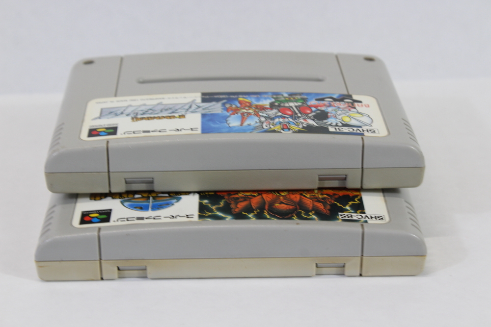 Lot of 2 The Great Battle 1 & II 2 Last Fighter Twin (B) Nintendo Super Famicom SFC
