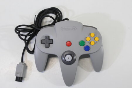 Official Nintendo 64 Controller Gray 8/10 Tight OEM Stick N64 (B)