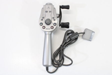 ASCII SLPH-00100 Tsuricon Fishing Controller Silver (A) Playstation PS1