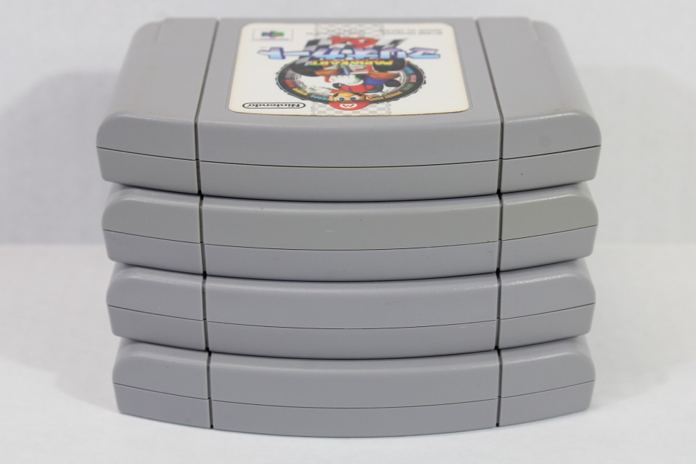 Lot of 4 Mario Kart 64 Mario Golf Mario Tennis Mickey Racing Challenge USA (B) Nintendo 64 N64