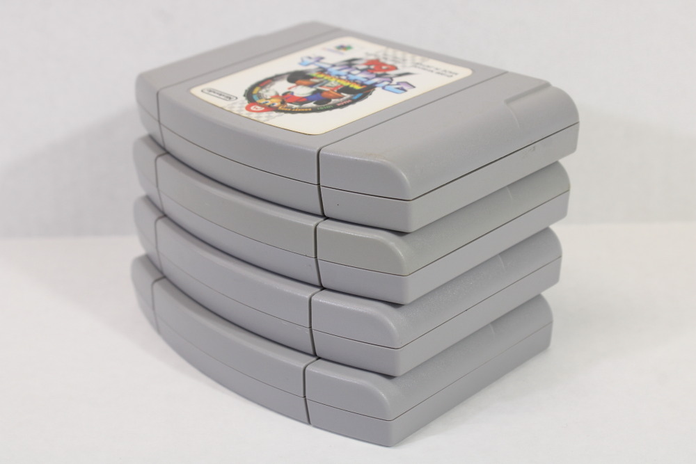 Lot of 4 Mario Kart 64 Mario Golf Mario Tennis Mickey Racing Challenge USA (B) Nintendo 64 N64
