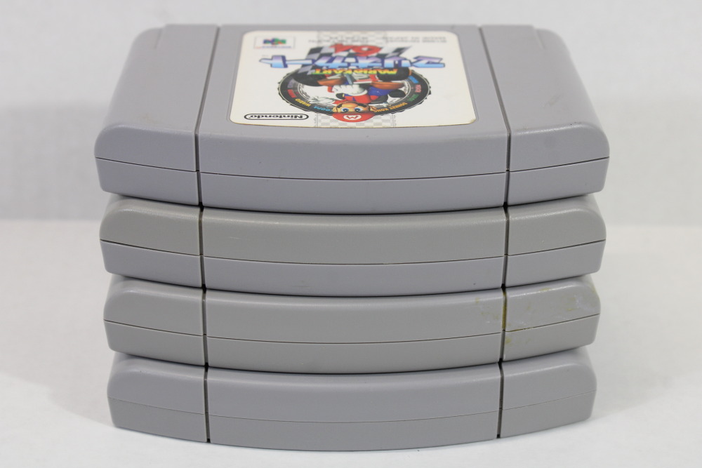 Lot of 4 Mario Kart 64 Mario Golf Custom Robo v2 Multi Racing Championship (C) Nintendo 64 N64
