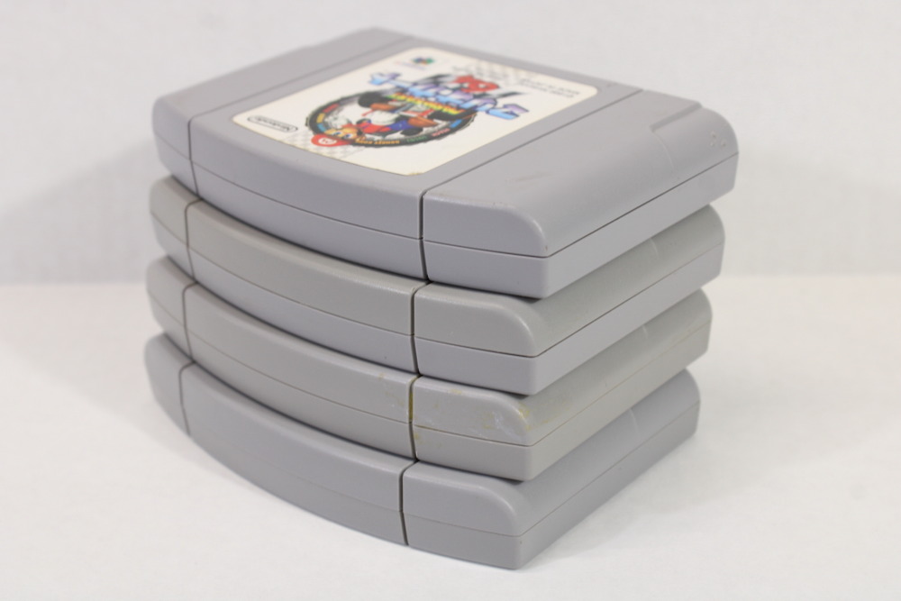 Lot of 4 Mario Kart 64 Mario Golf Custom Robo v2 Multi Racing Championship (C) Nintendo 64 N64