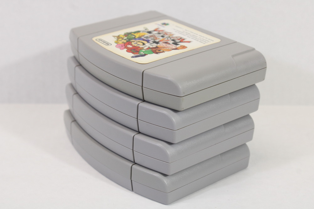 Lot of 4 Super Smash Bros Mario Party 2 Donkey Kong Hey You Pikachu (B) Nintendo 64 N64