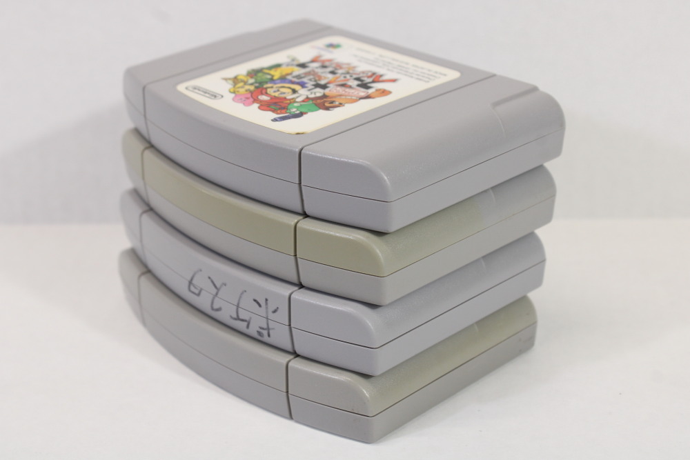 Lot of 4 Super Smash Bros Mario Tennis Pokemon Stadium 1 Gold Silver (C) Nintendo 64 N64