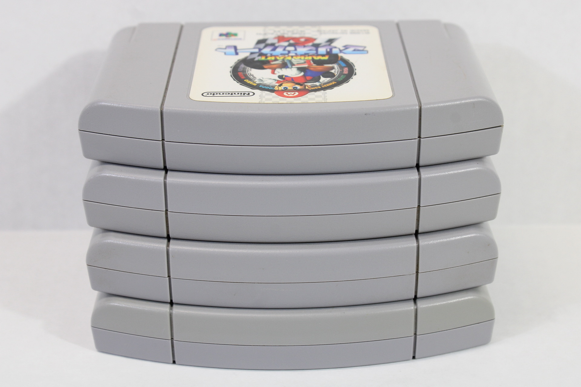 Lot of 4 Mario Kart 64 Mario Tennis Mario Party 2 & 3 (B) Nintendo 64 N64