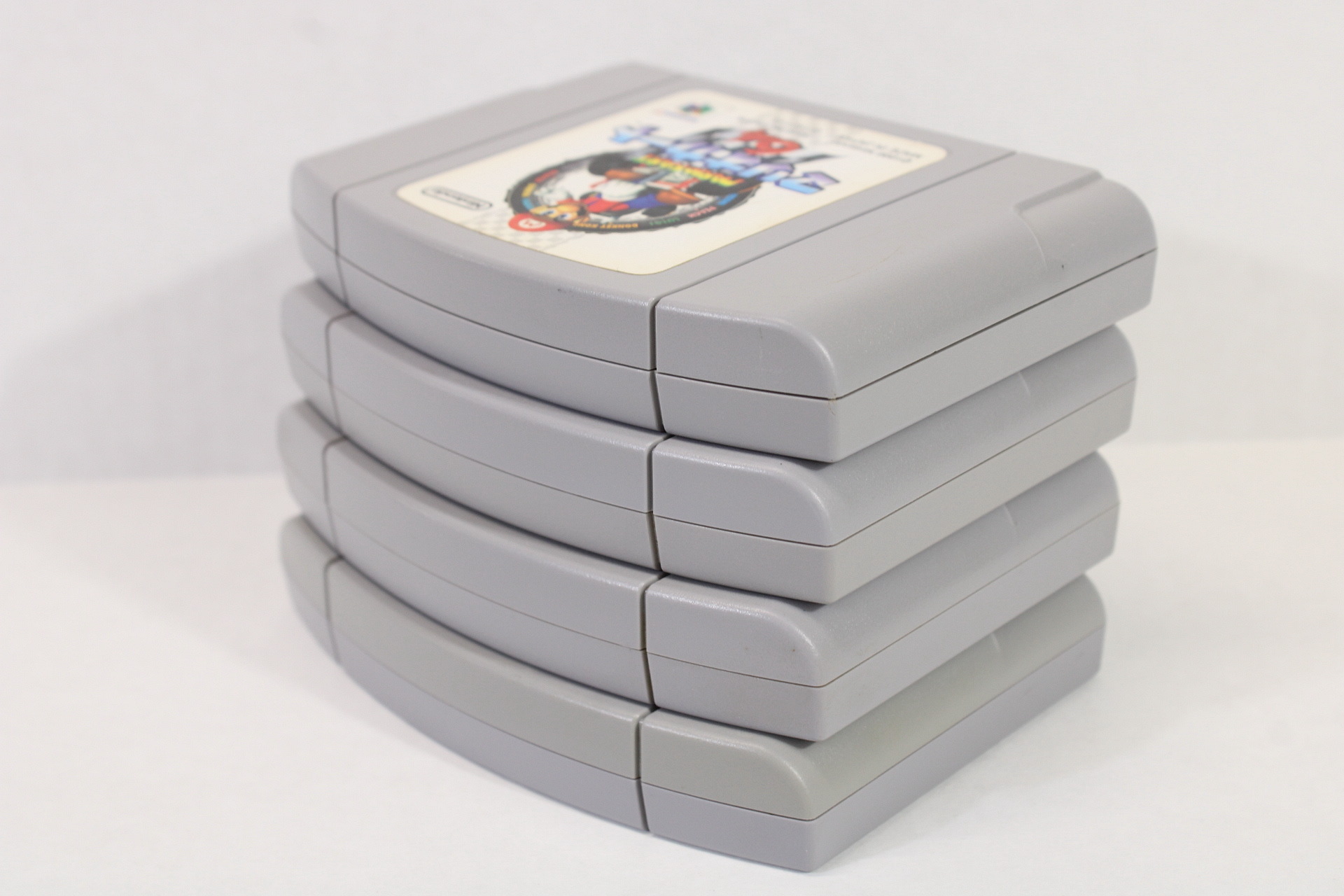 Lot of 4 Mario Kart 64 Mario Tennis Mario Party 2 & 3 (B) Nintendo 64 N64